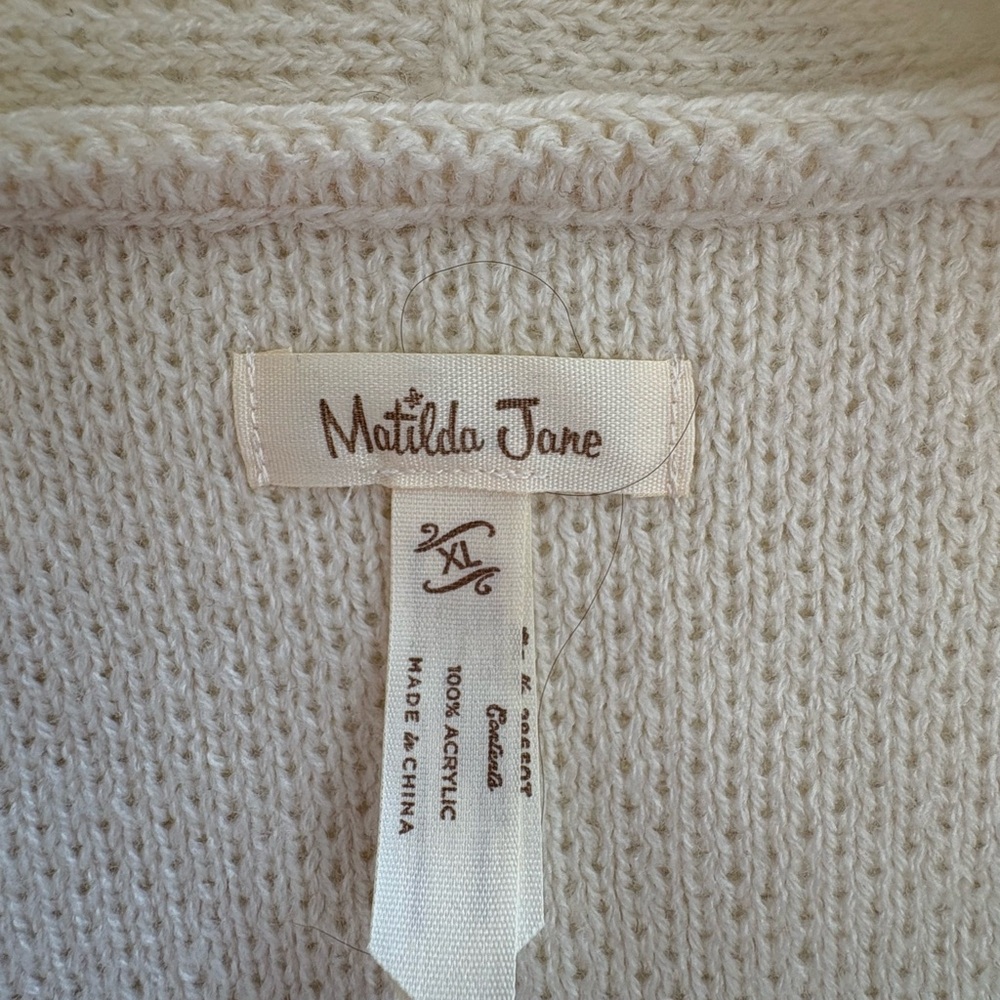 Matilda Jane Gingersnap Sweater Women’s Size XL - Picture 3 of 3